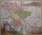 HOMANN,  JOHANN BAPTIST: MAP OF CARNIOLA, ISTRIA AND SLOVENIAN MARK